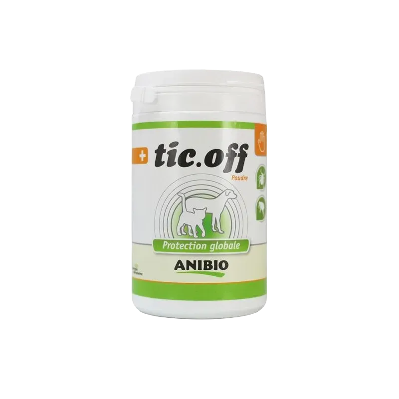 Protection Tic off tiques et puces Anibio 500g
