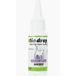 Tic drop chat puces, tiques et acariens 30 ml