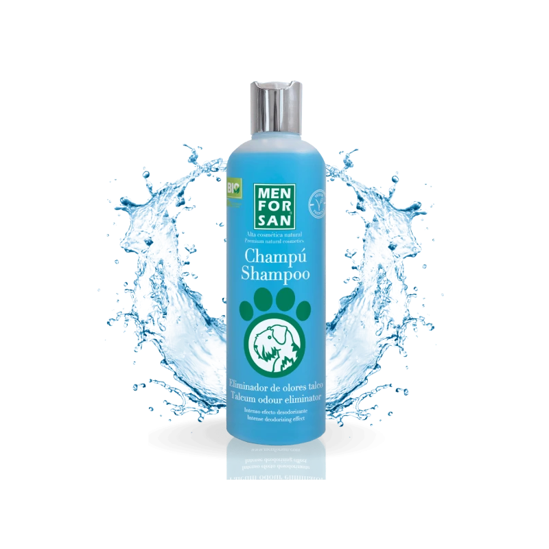 Shampoing au talc pour chien 1L ( éliminateur d'odeur)