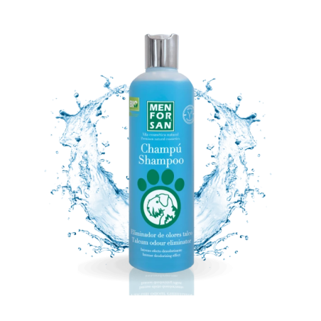 Shampoing au talc pour chien 1L ( éliminateur d'odeur)