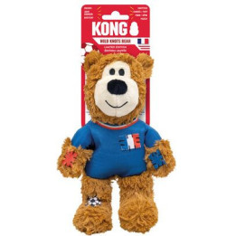 KONG Wild Knots Sport Bear France | Peluche chien 21,5 cm