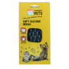 Brosse en silicone souple Excellent Pets pour poils longs