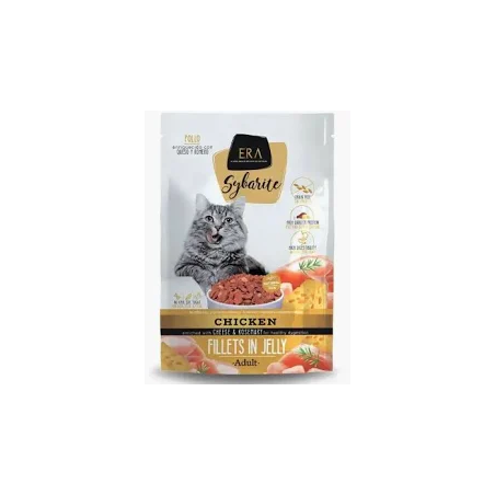 Era sybarite filets en gelée avec du poulet, enrichis avec du fromage et romarin 85g
