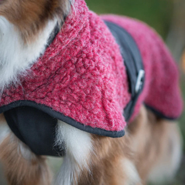 Hundlands Hybrido Orange | Manteau laine mérinos chien