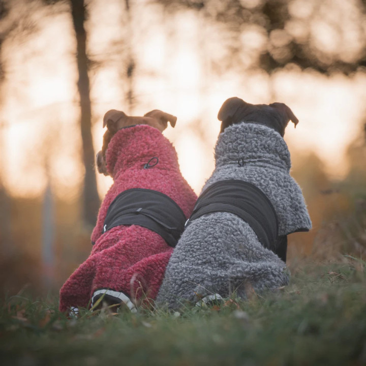 Hundlands Hybrido Orange | Manteau laine mérinos chien