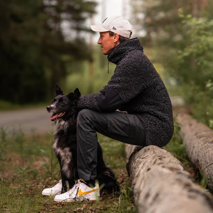 Hundlands Warmee Long Homme | Veste 100 % laine mérinos