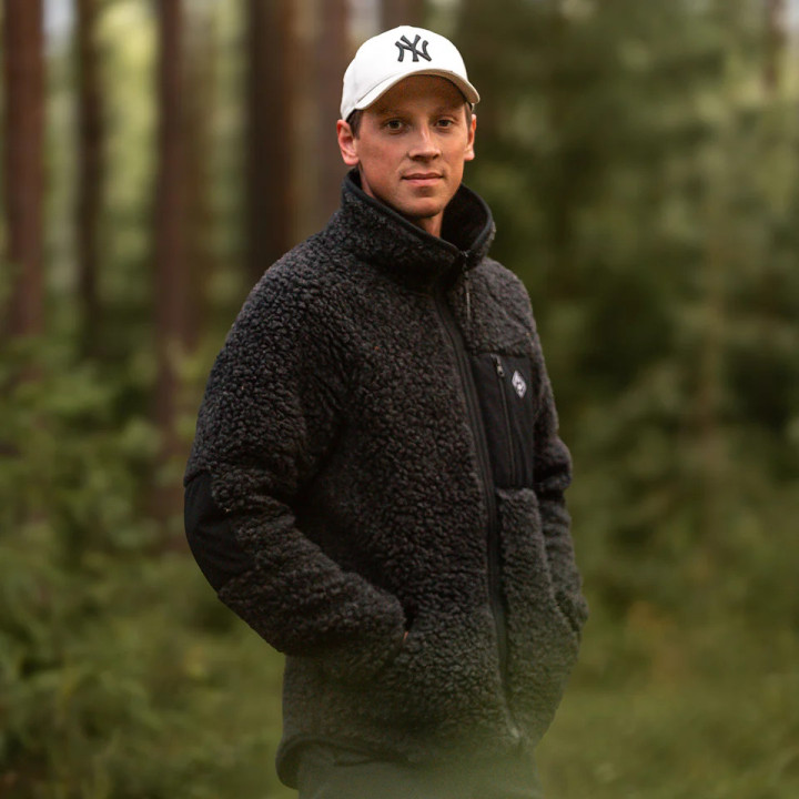 Hundlands Warmee Long Homme | Veste 100 % laine mérinos