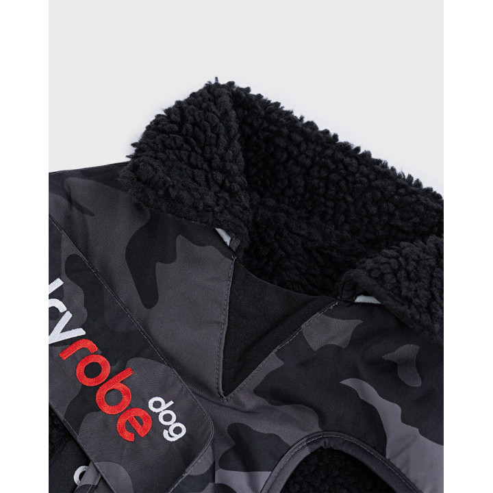 Dryrobe veste chien Noir Camouflage | Nature Hito Croq