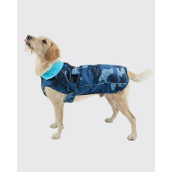 Dryrobe veste chien bleu camouflage
