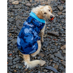 Dryrobe veste chien bleu camouflage