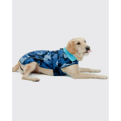 Dryrobe veste chien bleu camouflage