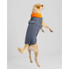 Dryrobe veste chien gris foncé orange
