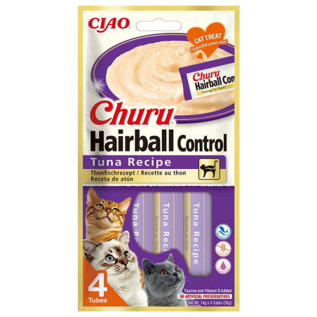 CIAO Churu Contrôle des boules de poils thon