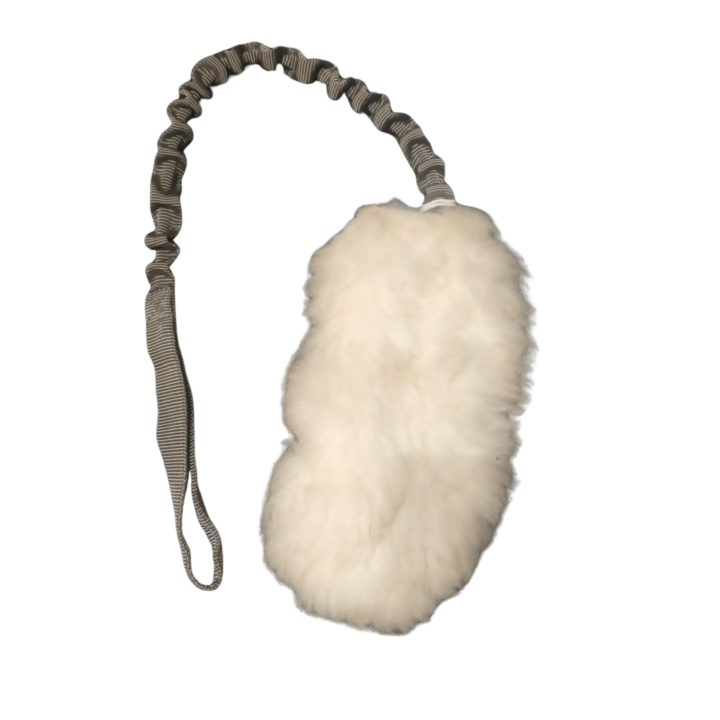 TUG peau de mouton chien Devil | Jouet de motivation bungee