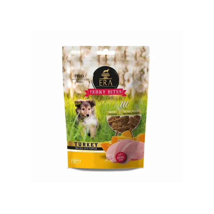 ERA Jerky Puppy Dinde & Citrouille 90 g | Friandise chiot