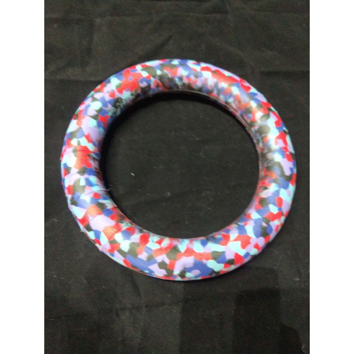 Anneau flottant EVA chien 25 cm | Bleu Blanc Rouge