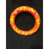 Anneau 25 cm diametre orange jaune fushia