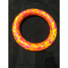 Anneau 25 cm diametre orange jaune fushia