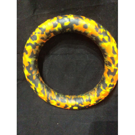 Anneau 25 cm diametre noir jaune orange
