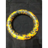 Anneau 25 cm diametre noir jaune orange