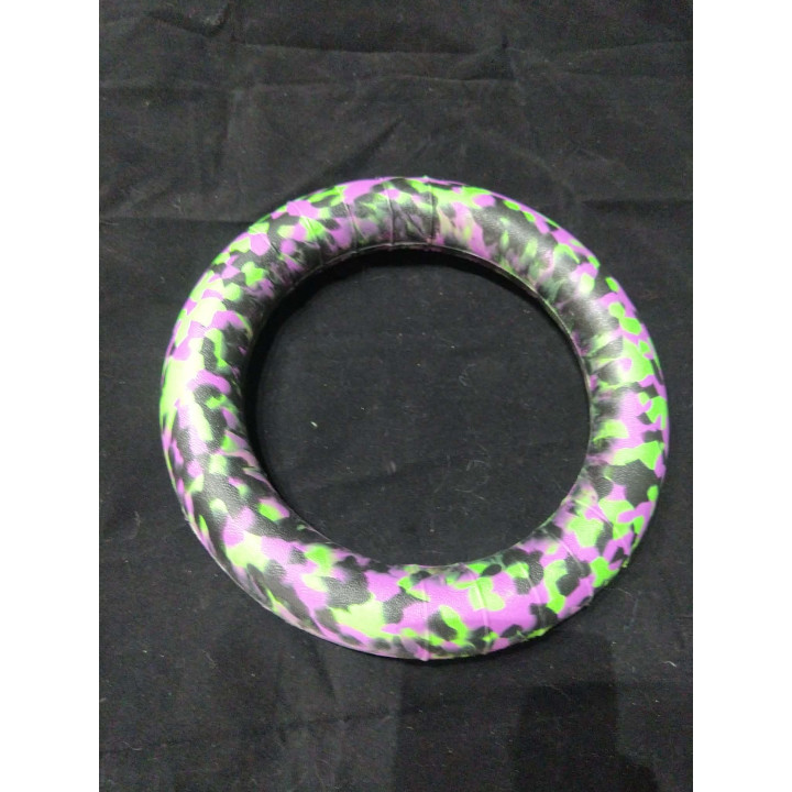 Anneau flottant EVA chien 25 cm | Noir Vert Violet