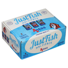 ANTOS JustFish Multipack 600 g | Box Friandises Poisson Chien
