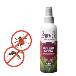 Bemo Fly Off 150 ml | Spray répulsif tiques moustiques chien