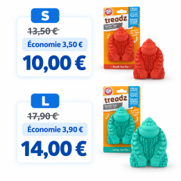 Gorilla Treadz | Jouet dentaire pour chien