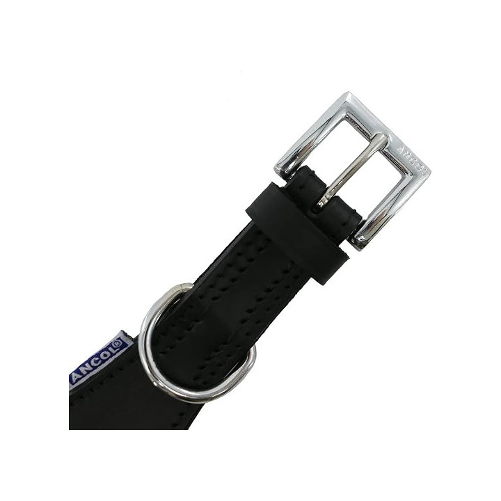 Collier Ancol Greyhound cuir 34–43 cm | Lévrier