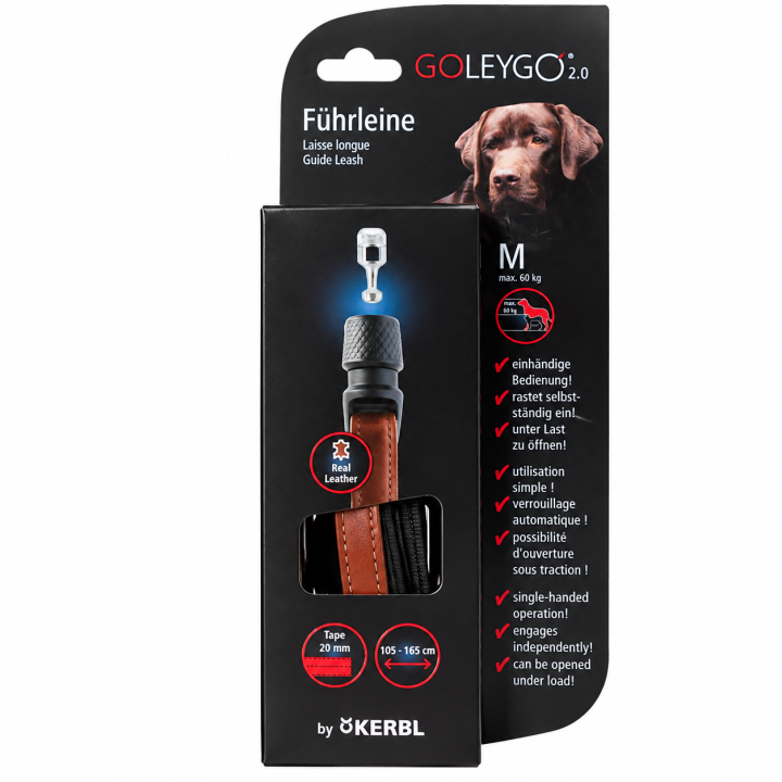 GoLeyGo 2.0 | Laisse magnétique chien 140–200 cm