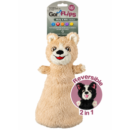 Molly & Milo Gor Flips L | Peluche réversible chien