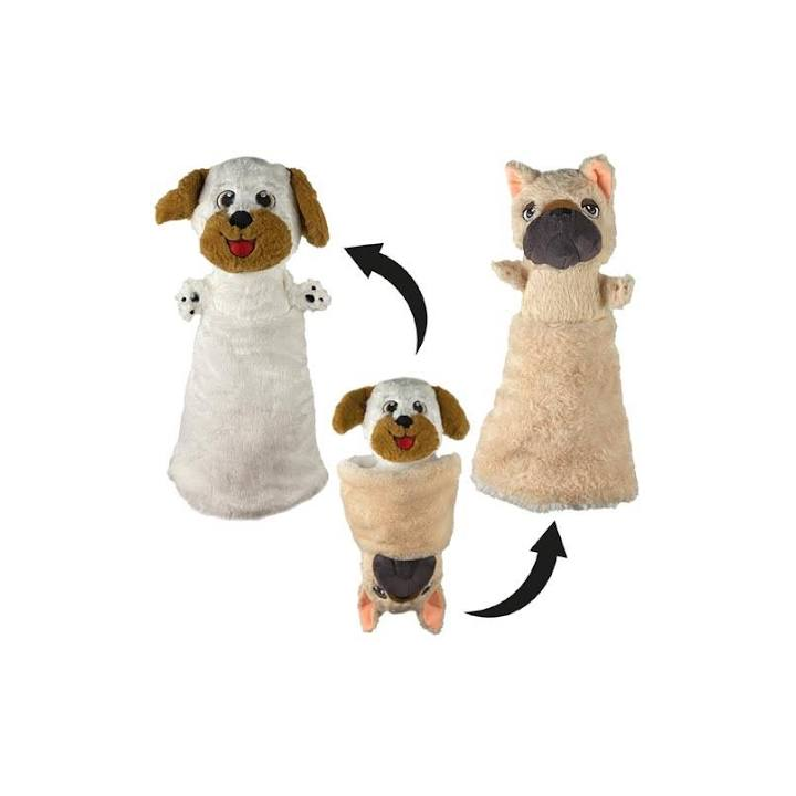 Daisy & Duck Gor Flips | Peluche réversible chien