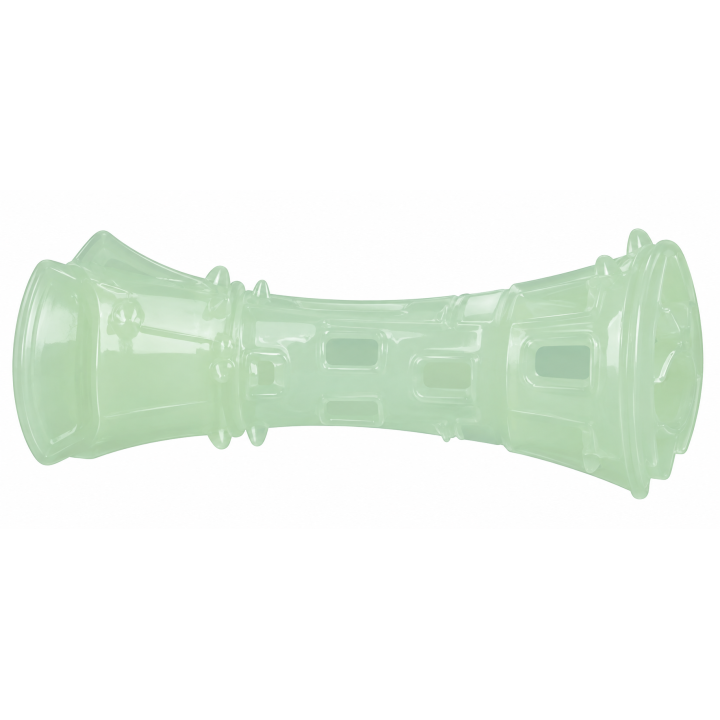 Os phosphorescent chien 2 Glow Treat Bone | 15 cm