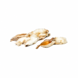 Oreilles de lapin avec poils 500 g | Friandise chien