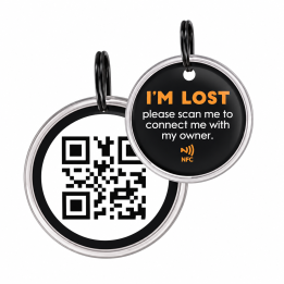 Spotted! Pro | Médaille QR connectée chien & chat