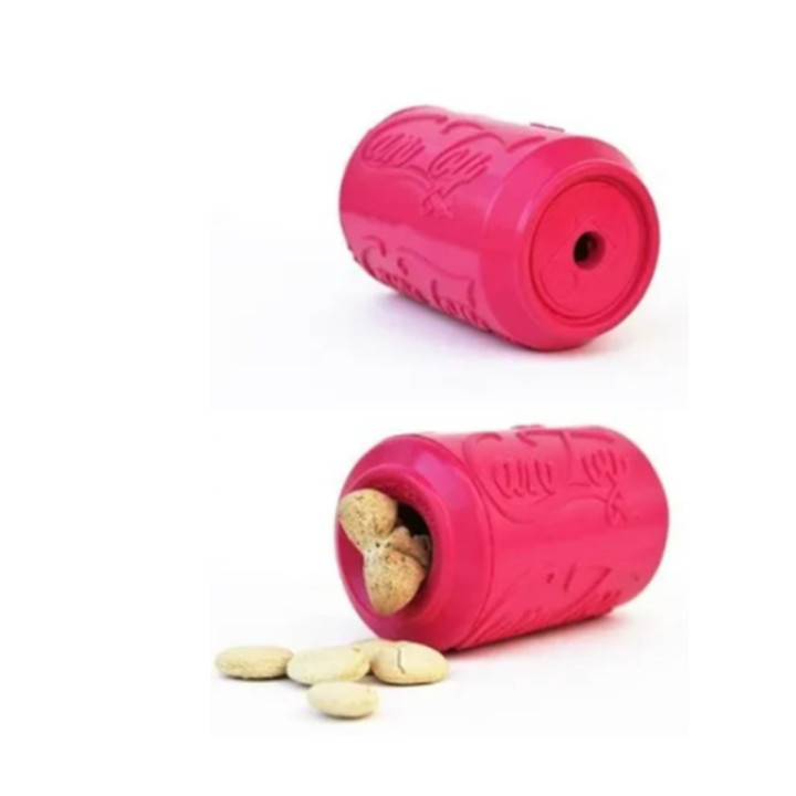 SodaPup Canette Rose | Jouet d’occupation pour chiot