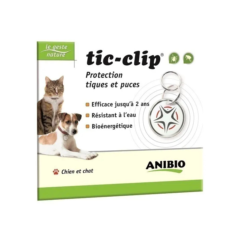Tic clip Médaille de protection tiques et puces