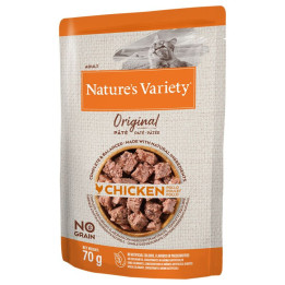 Nature's Variety Original Pâté No Grain – Sachets pour chat adulte 70g