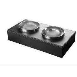 Support double gamelle chien & chat | 2 bols amovibles