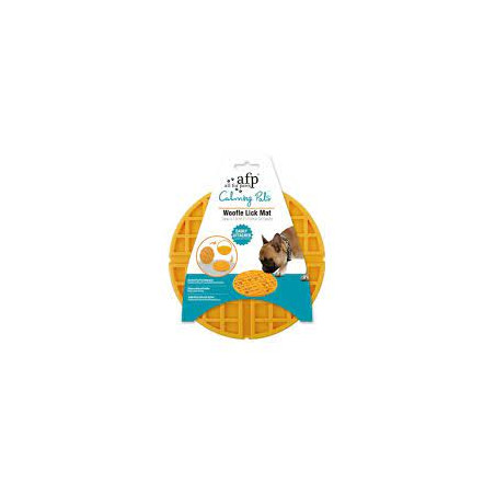 woofle lick mat en forme de gaufre