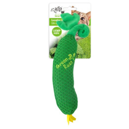 AFP Green Rush Carrot Cuddler | Peluche chat 26 cm