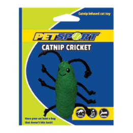Catnip Cricket vert 7 cm – Jouet à l’herbe à chat