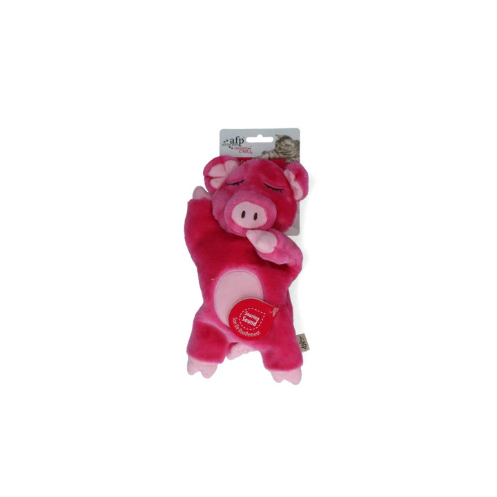 Cochon ronflant 27 cm | Peluche interactive pour chat
