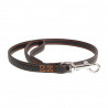 Laisse cuir 100cm/14mm diamond dog trendy (prix initial 24.90)