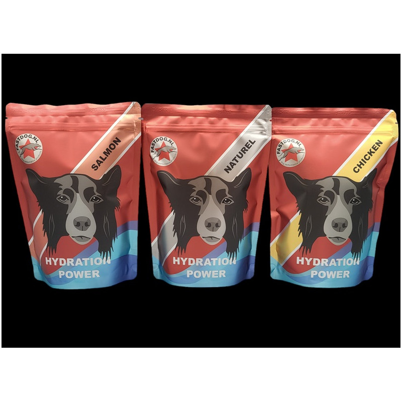 Hydratation power FAST DOG 500Gr  ( poudre hydratation chien de sport)