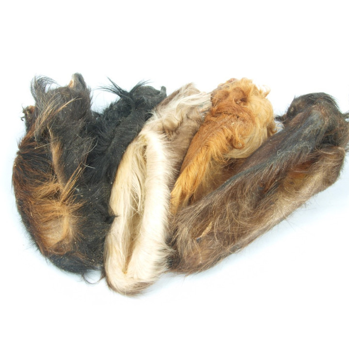 Oreille de bœuf avec poils chien | Mastication naturelle