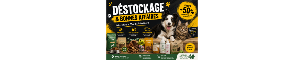 Déstockage animalerie & bonnes affaires | Nature Hito Croq